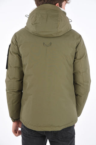 Zip closure Down Jacket with hood