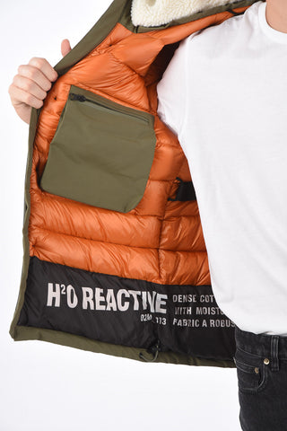 Zip closure Down Jacket with hood