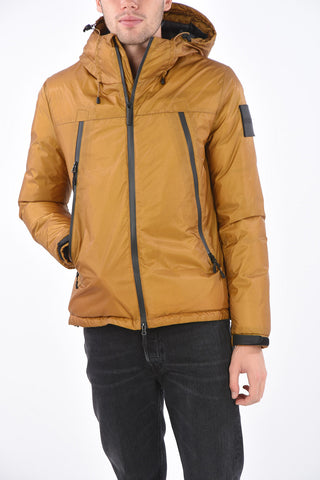 Zip closure Down Jacket with hood