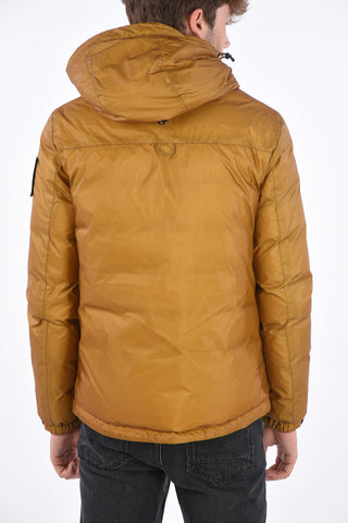Zip closure Down Jacket with hood