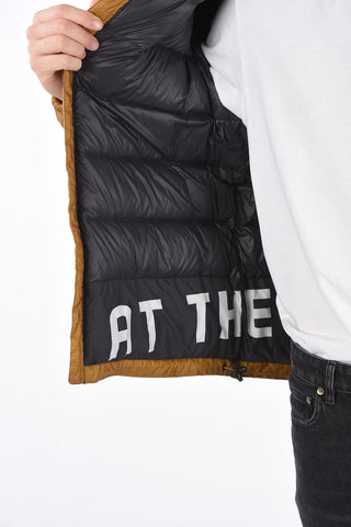 Zip closure Down Jacket with hood