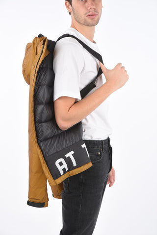 Zip closure Down Jacket with hood