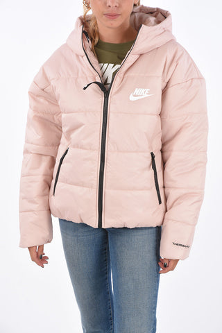 Waterproof Logo Embroidered Puffer