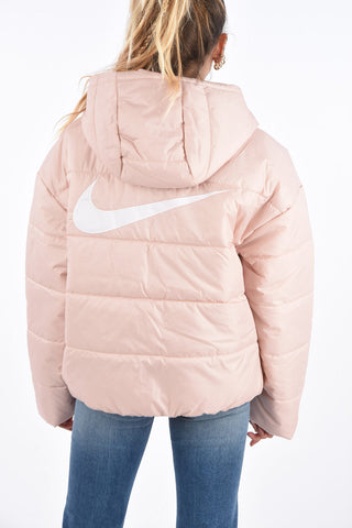 Waterproof Logo Embroidered Puffer