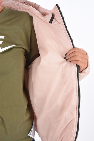 Waterproof Logo Embroidered Puffer