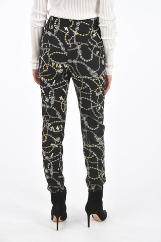 Jewel Printed TENDERNESS Slim Fit Pants