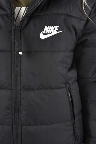 Waterproof Logo Embroidered Puffer