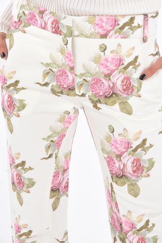 Floral Printed Straight Fit Pants