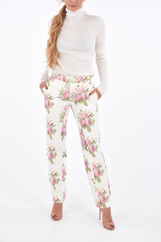 Floral Printed Straight Fit Pants