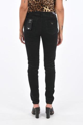 EMPORIO ARMANI Velvet Low Rise 5 Pocket Pants