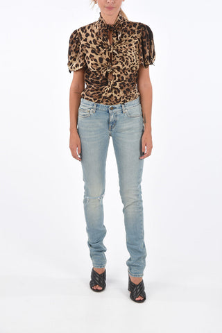 Jeans Skinny Fit Lavaggio Chiaro