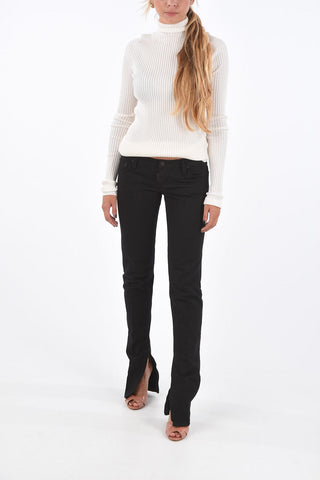 13cm Ankle Zipped Jeans