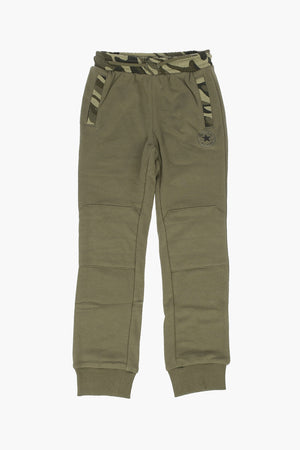 Joggers with Camouflage Details
