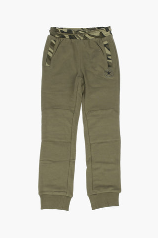 Joggers with Camouflage Details