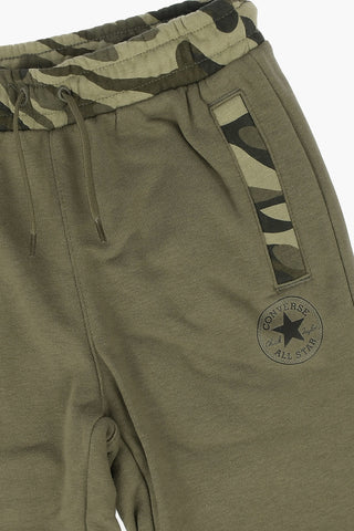 Joggers with Camouflage Details