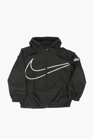 Logo Printed Hoodie Jacket
