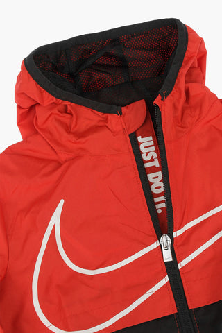 Logo Printed Hoodie Jacket