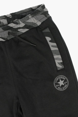 Joggers with Camouflage Details