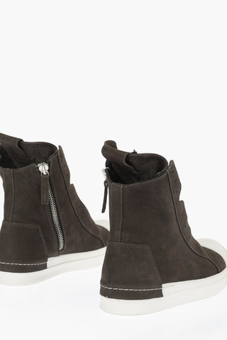 Leather High Sneakers