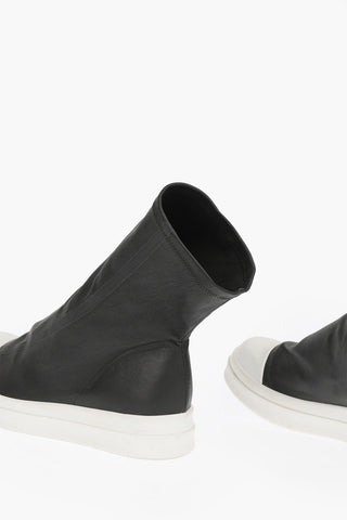 Leather High Sneakers