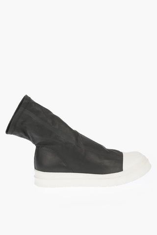 Leather High Sneakers