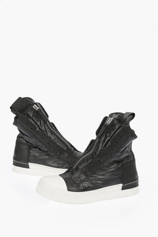 High Sneakers with Zip