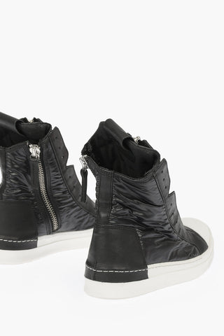 High Sneakers with Zip
