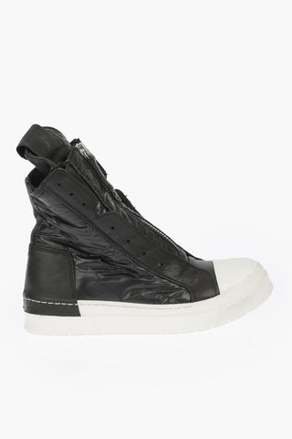 High Sneakers with Zip