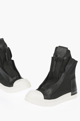 Leather High Sneakers