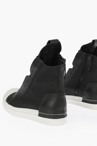 Leather High Sneakers