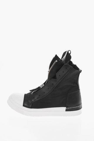 High Sneakers with Zip