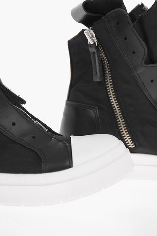 High Sneakers with Zip
