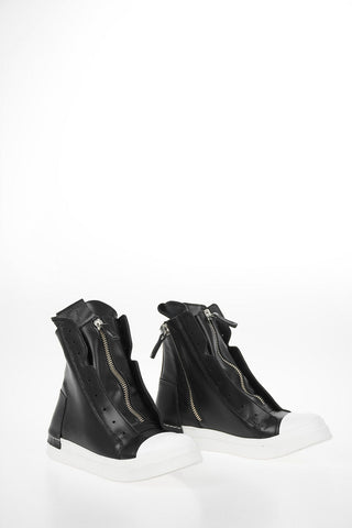 Leather High Sneakers