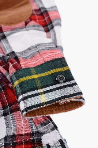 checked shirtdress with belt