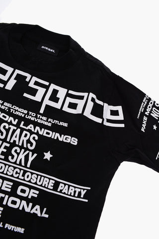 T-shirt TJUSTLSBX1 OVER stampata a manica lunga