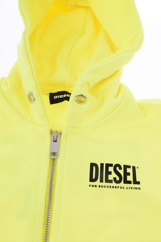 hooded sweatshirt with zip closure
