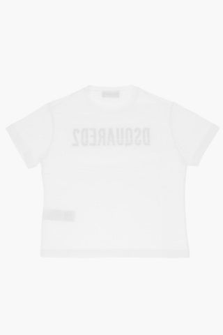 T-shirt con ricamo paillettes