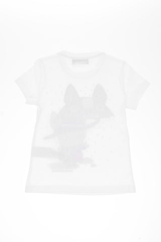 t-shirt girocollo stampata