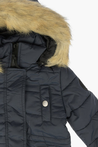 ecoFur JIRK Padded Jacket with Removable Hood