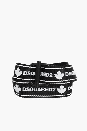 35mm all over logo fabric belt