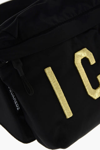 ICON fabric embroidered bum bag