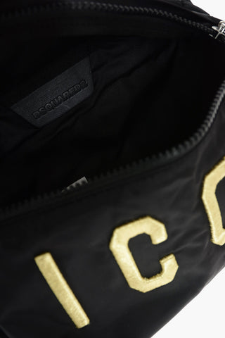 ICON fabric embroidered bum bag
