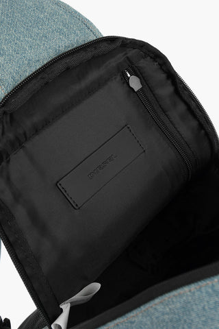 One-shoulder TOLLE F-SUSE MONO ML denim backpack