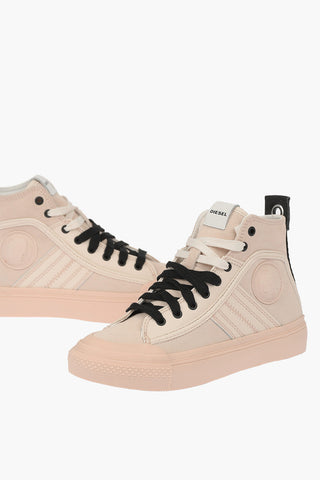 Leather High Sneakers