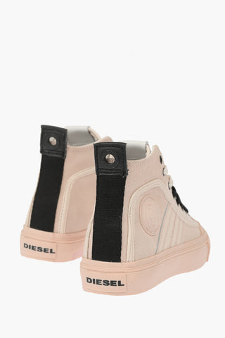 Leather High Sneakers