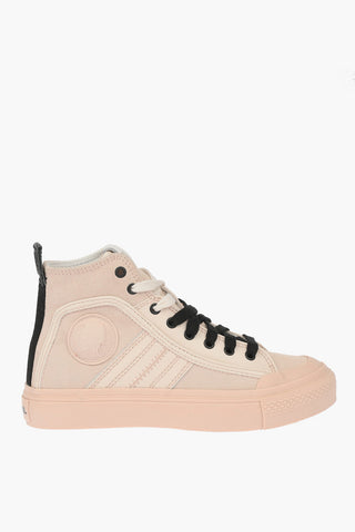 Leather High Sneakers