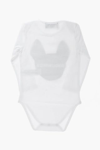 stretch cotton long sleeve bodysuit