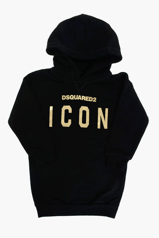 ICON sweat dress with hood