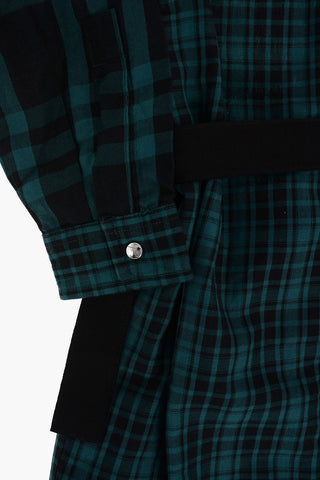 checked DBAGGY shirtdress