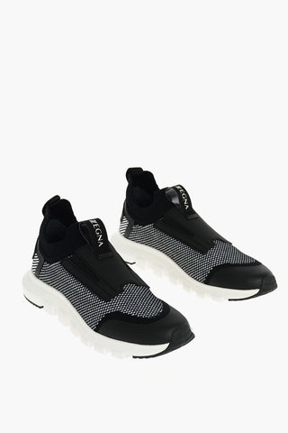 Z ZEGNA Fabbric Slip On Sneakers
